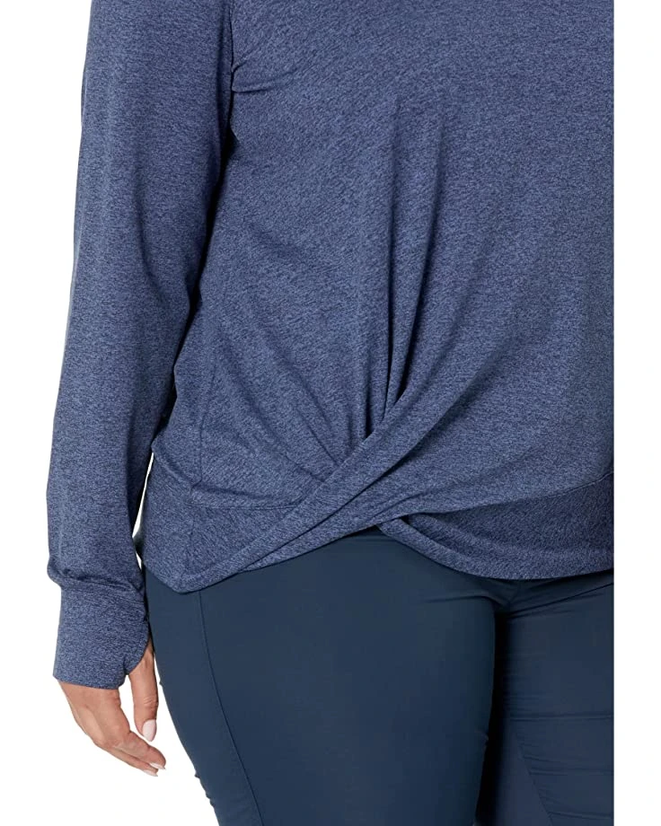 91i3Sg2ROL._AC_SR736920_.jpg L.L.Bean Shirts & Tops Plus Size VentureSoft Twist Front Top Long Sleeve -L.L.Bean Shop 91i3Sg2ROL. AC SR736920
