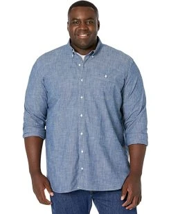 L.L.Bean Shirts & Tops Comfort Stretch Chambray Shirt Long Sleeve Traditional Fit - Tall