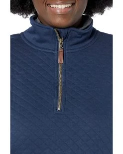 L.L.Bean Hoodies & Sweatshirts Plus Size Quilted Sweatshirt 1/4 Zip Pullover Long Sleeve -L.L.Bean Shop 91rG9KoVaTL. AC SR736920