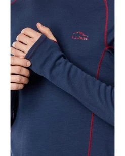 L.L.Bean Shirts & Tops Cresta Wool Midweight 250 Crew Top - Tall -L.L.Bean Shop 91wQF1ed2TL. AC SR736920